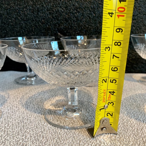 COPY - Mid-Century Modern Crystal Stemware Barware Sherbet - Set of 6 - Picture 5 of 7